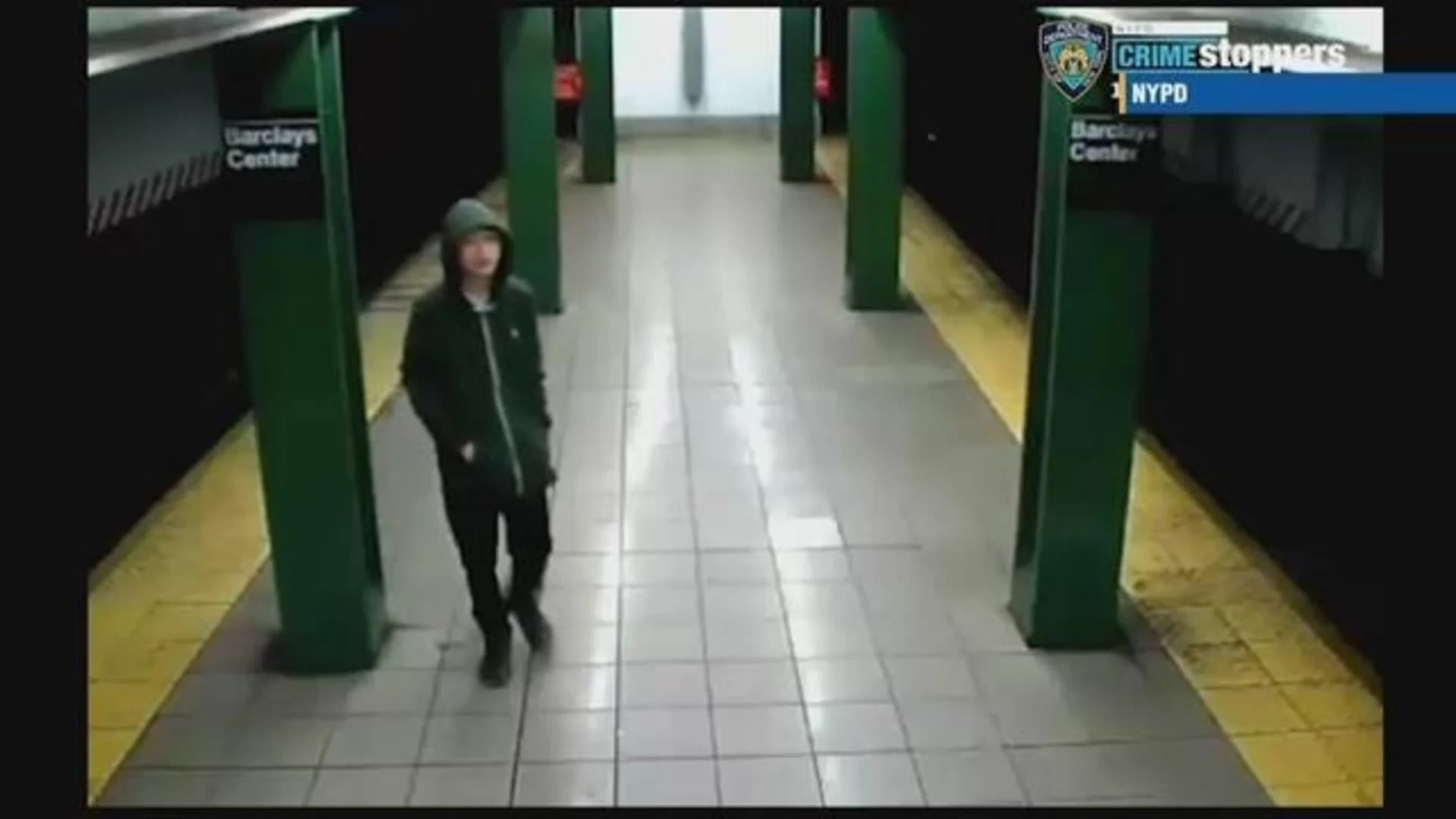 Man wanted for throwing fire extinguisher, garbage on subway tracks