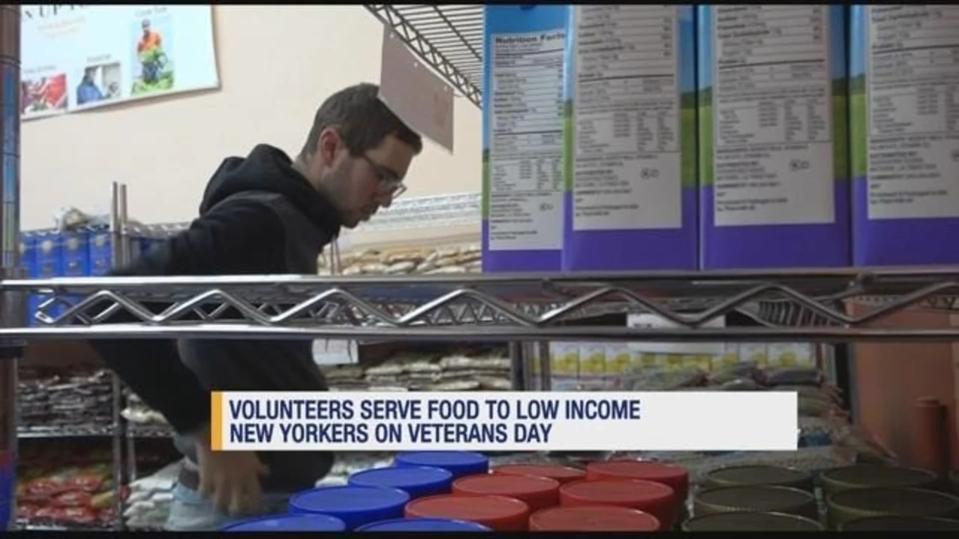 Food pantry partners with community service organization to recruit volunteers