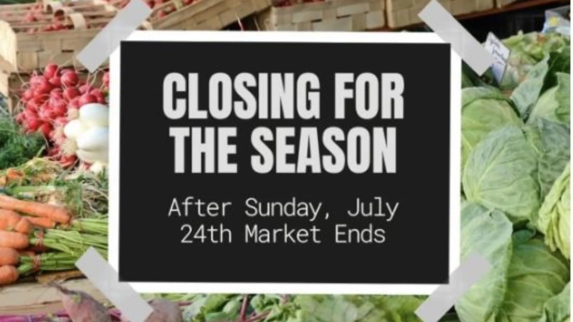 Yonkers Downtown Farmer's Market announces early closure for season